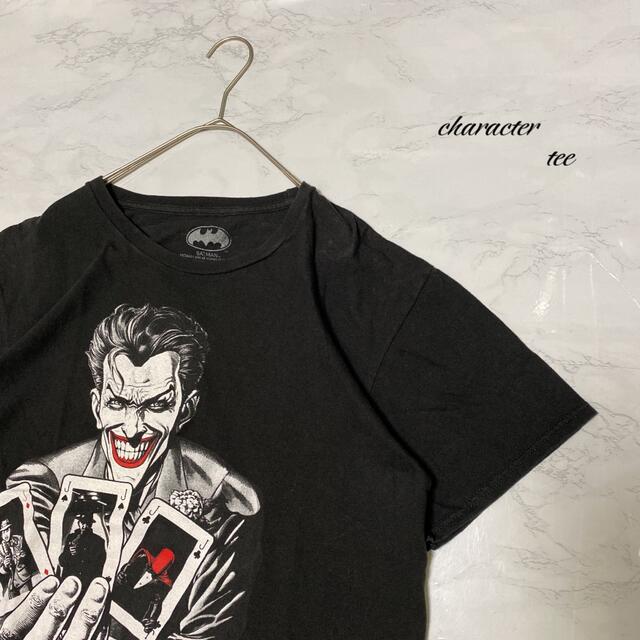 Tシャツ　バットマン　ジョーカー　激レア　　デカロゴ　ピエロ　黒　joker