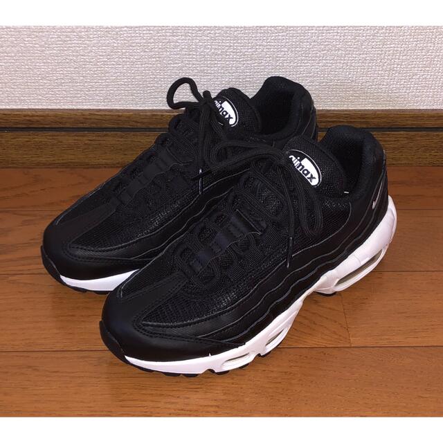 美品 NIKE WMNS AIR MAX 95 23cm 黒 ブラック ホワイト