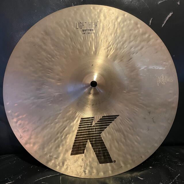 K zildjian LIGHT HIHAT 14インチ 1008/1234g 楽器のドラム(シンバル)の商品写真