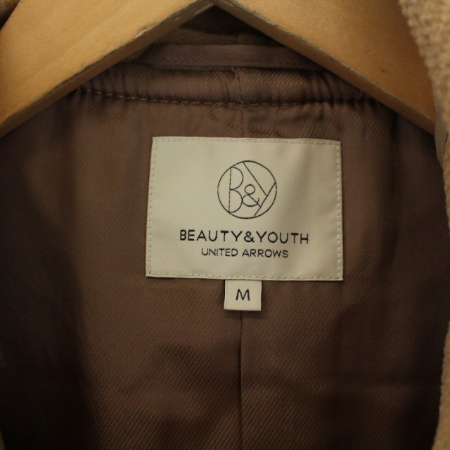 BEAUTY&YOUTH UNITED ARROWS(ビューティアンドユースユナイテッドアローズ)のB&Y ユナイテッドアローズ ビューティー&ユース ダッフルコート M ベージュ レディースのジャケット/アウター(ダッフルコート)の商品写真