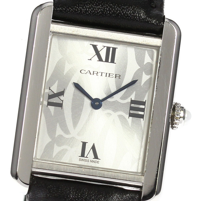 高評価のクリスマスプレゼント Cartier - 【CARTIER】カルティエ タンクソロ クリスマス限定 W1019555 クォーツ レディース_695673【ev15】 腕時計