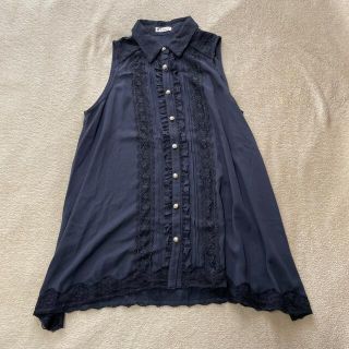 アクシーズファム(axes femme)の【157】axes femme  ノースリーブブラウス(シャツ/ブラウス(半袖/袖なし))