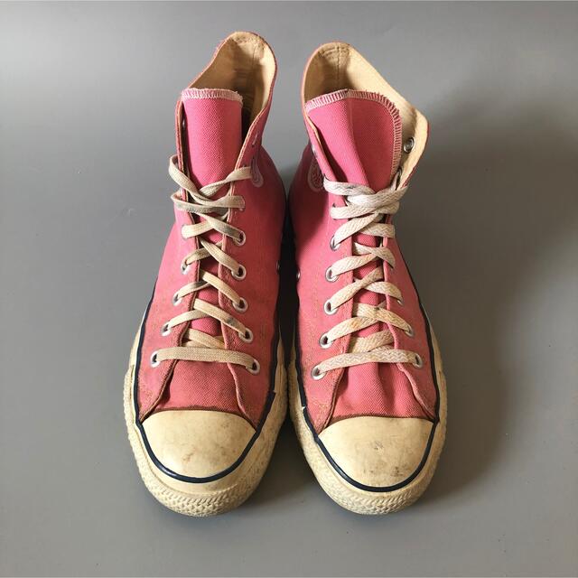 80's USA製 CONVERSE ALLSTAR Pink 7 1/2 - スニーカー