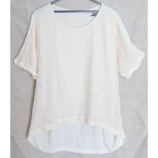 レース　Ｔシャツ　Ｆサイズ(Tシャツ(半袖/袖なし))