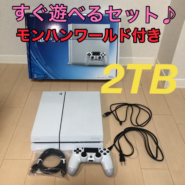 PlayStation4 - 【コントローラー・ソフト付き】PlayStation4本体 