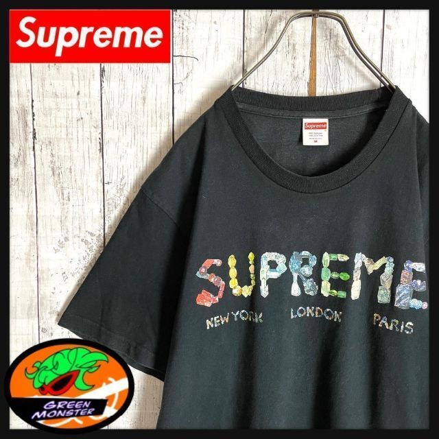 【大砲候補】Supreme - シュプリーム センターロゴ Tシャツ 半袖の通販 by p｜シュプリームならラクマTシャツ/カットソー(半袖/袖なし)