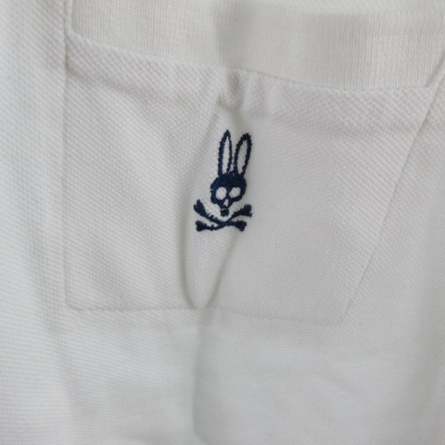 安売り Psycho Bunny 刺繍 ロゴ入り 半袖 ポロシャツ L