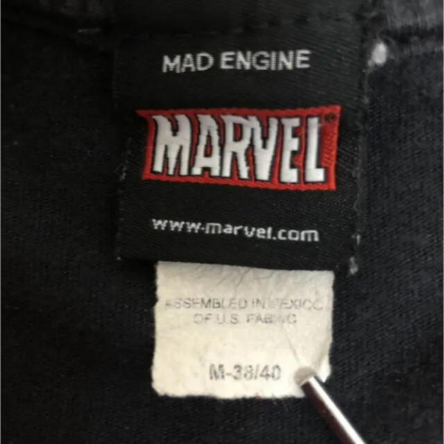 MARVEL(マーベル)のマーベル パニッシャー プリント ブラック 半袖Tシャツ Lサイズ ヴィンテージ メンズのトップス(Tシャツ/カットソー(半袖/袖なし))の商品写真