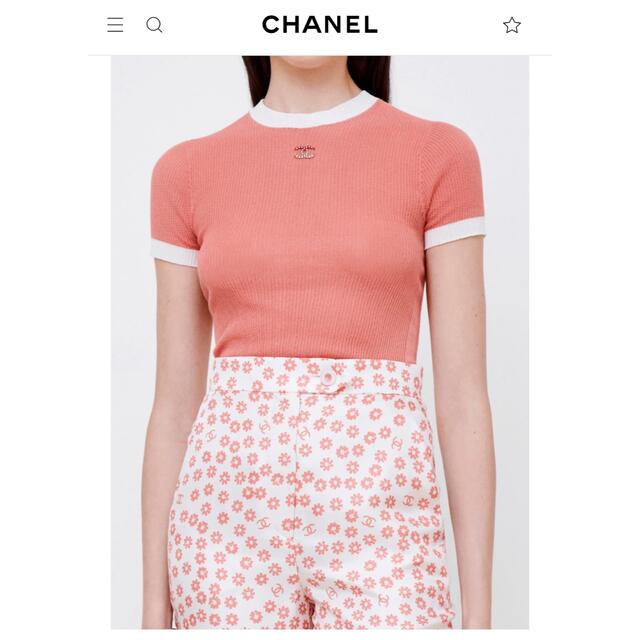 本物 CHANEL シャネル 新作 リブニットトップス CHANEL - カットソー