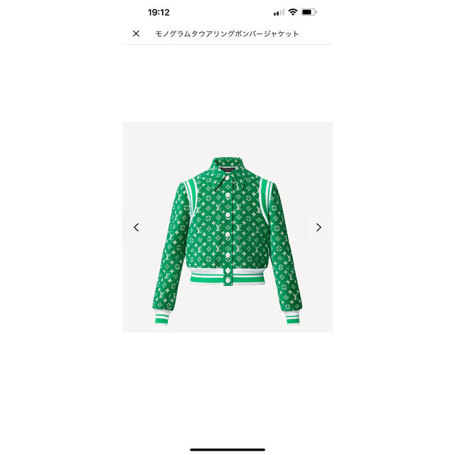 LOUIS VUITTON(ルイヴィトン)のルイヴィトン　タウアリングボンバージャケット レディースのジャケット/アウター(ブルゾン)の商品写真