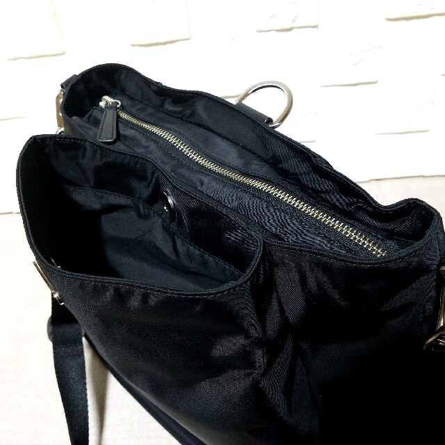 agnes b.(アニエスベー)の【極美品】アニエスベー ナイロン ショルダーバッグ  2way  リュック レディースのバッグ(ショルダーバッグ)の商品写真