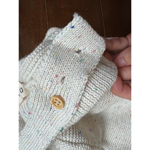 Caramel baby&child (キャラメルベビー&チャイルド)のoat sprinkle knit suspenders 6-12m キッズ/ベビー/マタニティのベビー服(~85cm)(パンツ)の商品写真