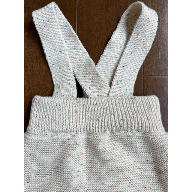 Caramel baby&child (キャラメルベビー&チャイルド)のoat sprinkle knit suspenders 6-12m キッズ/ベビー/マタニティのベビー服(~85cm)(パンツ)の商品写真