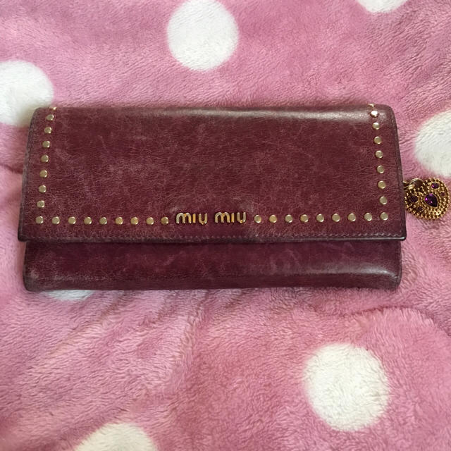 miumiu(ミュウミュウ)のクリスマスSALE❤︎miu miu 長財布 レディースのファッション小物(財布)の商品写真