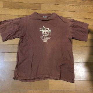 ステューシー(STUSSY)のオールドStussy 白タグ　WORLD　TOUR　Mサイズ(Tシャツ/カットソー(半袖/袖なし))