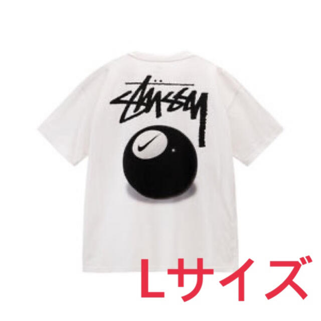 Stussy × Nike 8 Ball T-Shirt 白 Lサイズ