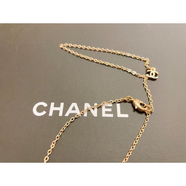 CHANEL(シャネル)の美品　CHANEL シャネル　ハート　ネックレス　ゴールド　パール　ココマーク レディースのアクセサリー(ネックレス)の商品写真