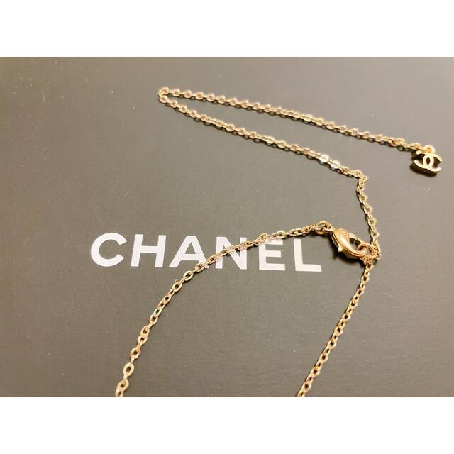 美品 CHANEL シャネル ハート ネックレス ゴールド パール ココマーク