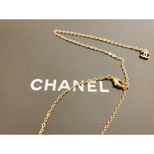 CHANEL(シャネル)の美品　CHANEL シャネル　ハート　ネックレス　ゴールド　パール　ココマーク レディースのアクセサリー(ネックレス)の商品写真