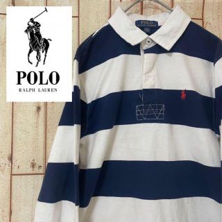 ポロラルフローレン(POLO RALPH LAUREN)の【訳あり品】ポロラルフローレン　ラガーシャツ　紺　白(シャツ)