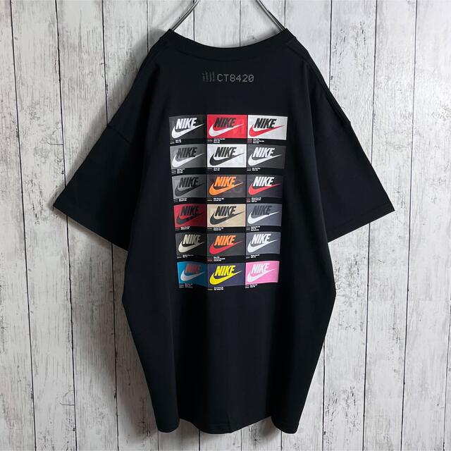 【新品】 ナイキ 両面プリント Tシャツ L 黒 ルーズフィット 1