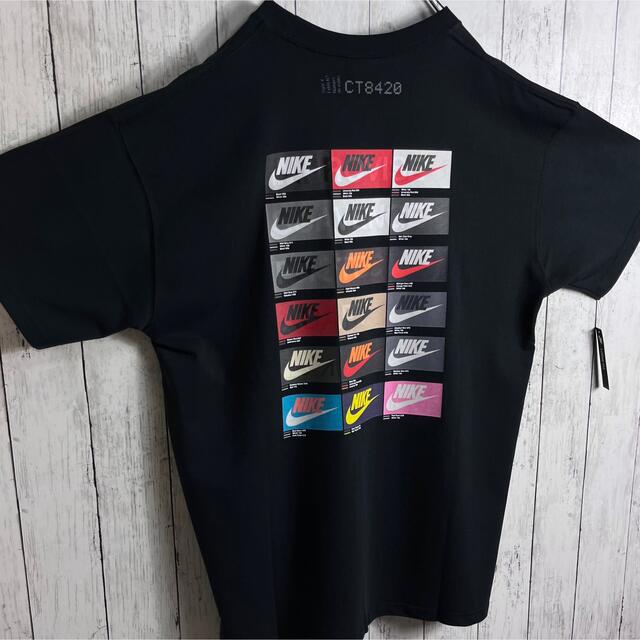 【新品】 ナイキ 両面プリント Tシャツ L 黒 ルーズフィット 6