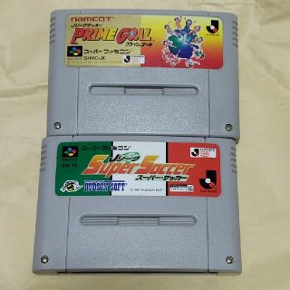 スーパーファミコン(スーパーファミコン)のJリーグプライムゴールとスーパー・サッカー(家庭用ゲームソフト)