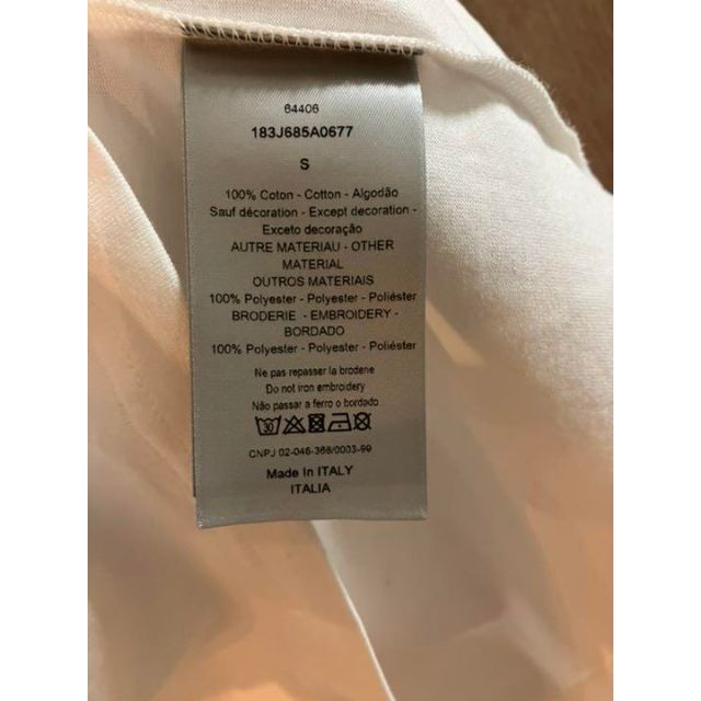 DIOR】ディオール オーバーサイズ Tシャツ 刺繍ロゴ メンズ