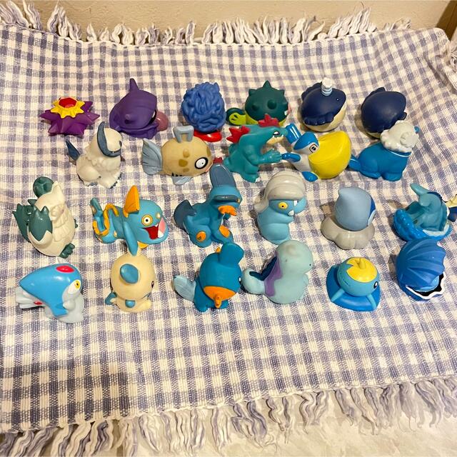 ポケモン(ポケモン)の𓊆 ポケモン指人形 💧みずタイプ系 23点セット𓊇  エンタメ/ホビーのフィギュア(ゲームキャラクター)の商品写真