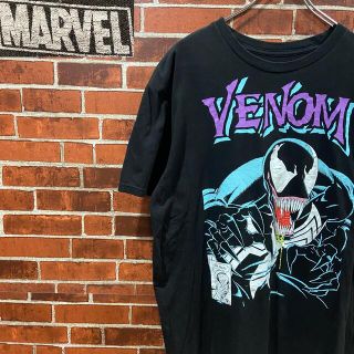 マーベル(MARVEL)のM90 マーベル プリントTシャツ ヴェノム VENOM キャラクターT 古着T(Tシャツ/カットソー(半袖/袖なし))