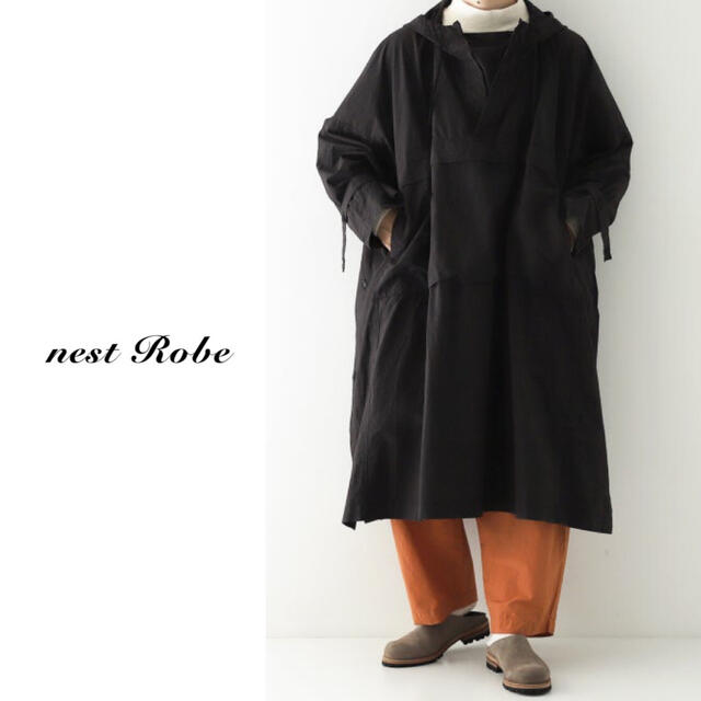 nest Robe - nest robe（ネストローブ）| コットンラミー超撥水フードビッグポンチョの通販 by sorafuu shop