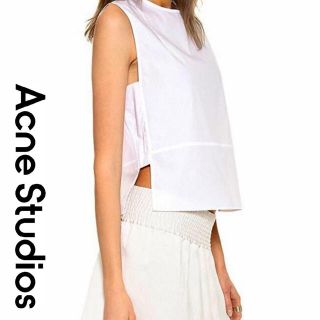 アクネストゥディオズ(Acne Studios)のAcne Studios "RASA POPLIN" ノースリーブブラウス(シャツ/ブラウス(半袖/袖なし))