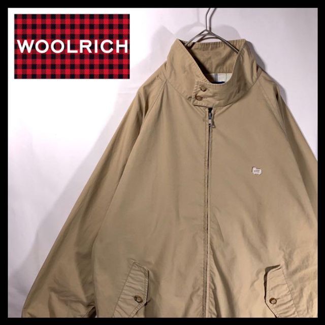 新品 WOOLRICH ウールリッチ ジップアップ ブルゾン S べージュ