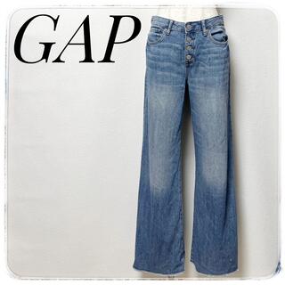 ギャップ(GAP)のおしゃれ✨️GAPギャップ✨️デニムパンツ ジーンズ ワイドパンツ子供服 160(パンツ/スパッツ)