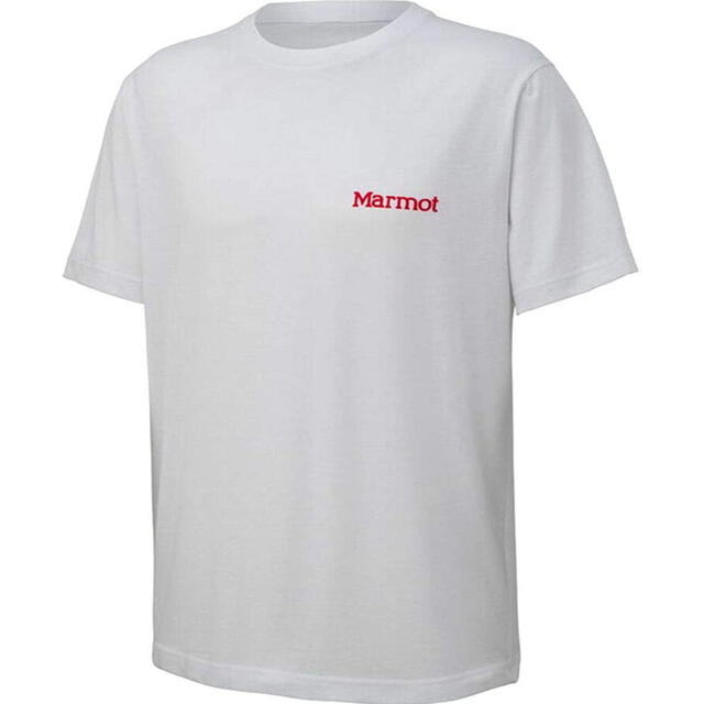 MARMOT(マーモット)のMarmotマーモット Tシャツ ビッグドットMハーフスリーブクルー白 メンズM メンズのトップス(Tシャツ/カットソー(半袖/袖なし))の商品写真