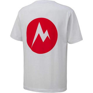 マーモット(MARMOT)のMarmotマーモット Tシャツ ビッグドットMハーフスリーブクルー白 メンズM(Tシャツ/カットソー(半袖/袖なし))