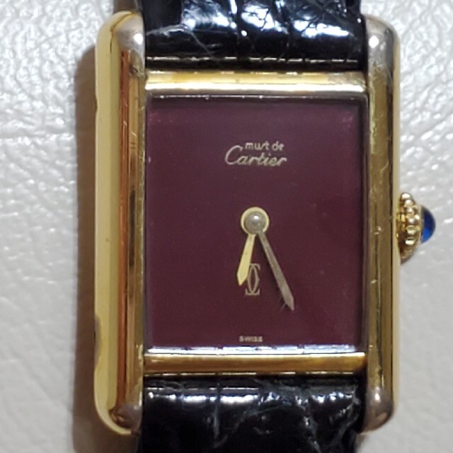 値下げしました！must de cartier tank　カルティエ　腕時計