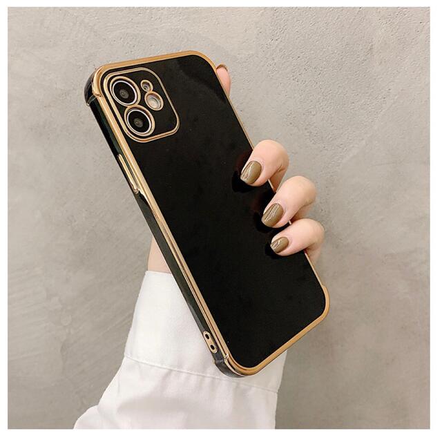 iPhone - iPhone 12pro ケース シンプル TPU 韓国 大好評 かわいい 黒