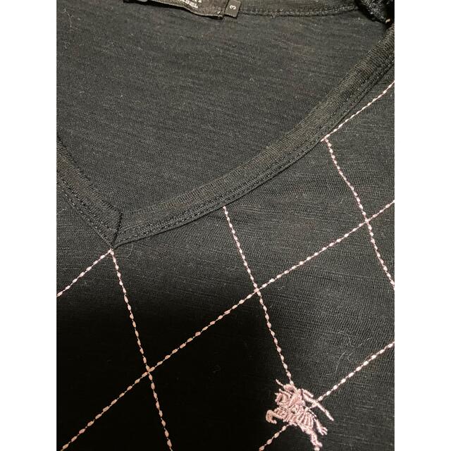 BURBERRY BLACK LABEL(バーバリーブラックレーベル)のバーバリーブラックレーベル　BURBERRY Tシャツ　トップス　Vネック美品 メンズのトップス(Tシャツ/カットソー(半袖/袖なし))の商品写真