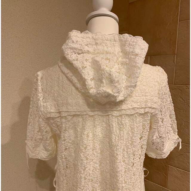 INGEBORG 白レース半袖ロングカーデガン 未使用品 | www.jarussi.com.br