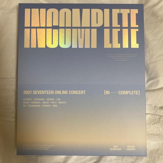 SEVENTEEN INCOMPLETE DVD トレカ類無し