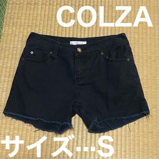 コルザ(COLZA)の【値下げ】デニムショートパンツ/ブラック/COLZA/ S(ショートパンツ)