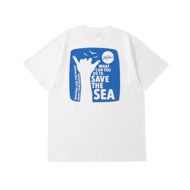 WTW(ダブルティー)の【一点限り】wtw tシャツ  SAVE THE SEA SS TEE Mサイズ メンズのトップス(Tシャツ/カットソー(半袖/袖なし))の商品写真