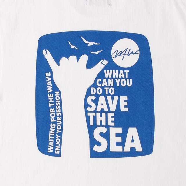 WTW(ダブルティー)の【一点限り】wtw tシャツ  SAVE THE SEA SS TEE Mサイズ メンズのトップス(Tシャツ/カットソー(半袖/袖なし))の商品写真