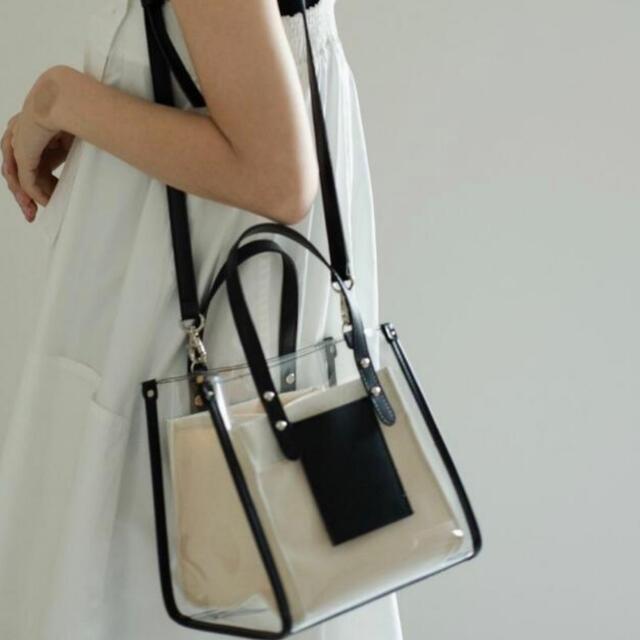 maison de Dolce. clear tote bag クリアトート 黒 www.krzysztofbialy.com