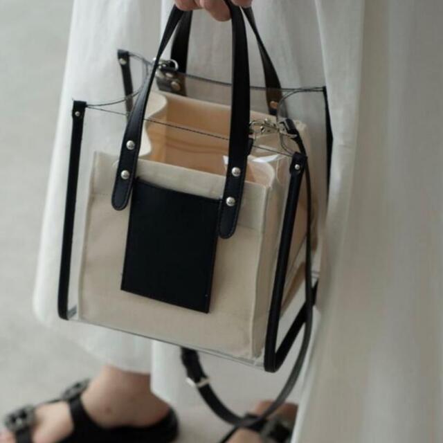 フラワーオブライフ maisono de dolce. クリアトートバッグ 通販 maison de dolce. クリアトートバックSサイズ