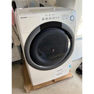 シャープ(SHARP)の岡山県限定❗️SHARP   ドラム式洗濯乾燥機　ES-S7D-WL(洗濯機)