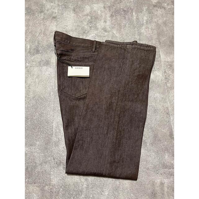 【22AW】AURALEE HARD TWIST DENIM 5P PANTS 1