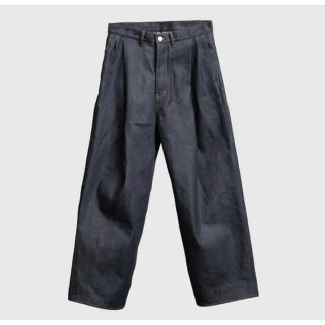 Jil Sander(ジルサンダー)のSUBLATIONS【INDIGO】2TUCK WIDE DENIM PANTS メンズのパンツ(デニム/ジーンズ)の商品写真