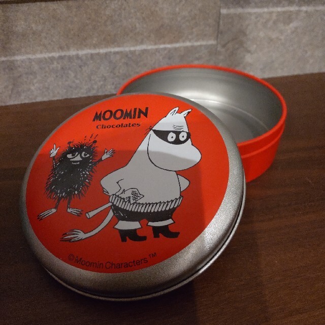 MOOMIN(ムーミン)のMary's チョコレート ムーミン 箱 空き容器 缶 ケース 小物入れ エンタメ/ホビーのコレクション(その他)の商品写真